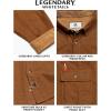 image:imageLegendary Whitetails Mens Long Sleeve Button Down 100 Cotton Flannel ShirtChestnut Heather
