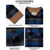 image:imageLegendary Whitetails Mens Long Sleeve Button Down 100 Cotton Flannel ShirtCobalt Plaid