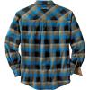 image:imageLegendary Whitetails Mens Long Sleeve Button Down 100 Cotton Flannel ShirtCobalt Plaid