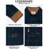 image:imageLegendary Whitetails Mens Long Sleeve Button Down 100 Cotton Flannel ShirtDouglas Fir Plaid