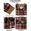 image:imageLegendary Whitetails Mens Long Sleeve Button Down 100 Cotton Flannel ShirtFrontier Plaid