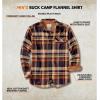 image:imageLegendary Whitetails Mens Long Sleeve Button Down 100 Cotton Flannel ShirtHomestead Plaid
