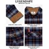 image:imageLegendary Whitetails Mens Long Sleeve Button Down 100 Cotton Flannel ShirtIronwood Plaid