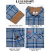 image:imageLegendary Whitetails Mens Long Sleeve Button Down 100 Cotton Flannel ShirtMayberry Plaid