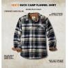 image:imageLegendary Whitetails Mens Long Sleeve Button Down 100 Cotton Flannel ShirtMidnight Water Plaid