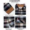 image:imageLegendary Whitetails Mens Long Sleeve Button Down 100 Cotton Flannel ShirtMidnight Water Plaid