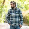 image:imageLegendary Whitetails Mens Long Sleeve Button Down 100 Cotton Flannel ShirtMidnight Water Plaid