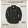 image:imageLegendary Whitetails Mens Long Sleeve Button Down 100 Cotton Flannel ShirtNocturnal Camo