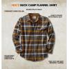 image:imageLegendary Whitetails Mens Long Sleeve Button Down 100 Cotton Flannel ShirtPlatinum Plaid