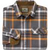 image:imageLegendary Whitetails Mens Long Sleeve Button Down 100 Cotton Flannel ShirtPlatinum Plaid
