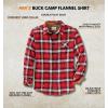 image:imageLegendary Whitetails Mens Long Sleeve Button Down 100 Cotton Flannel ShirtRacing Red Plaid