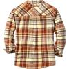 image:imageLegendary Whitetails Mens Long Sleeve Button Down 100 Cotton Flannel ShirtRust and Dust Plaid