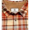 image:imageLegendary Whitetails Mens Long Sleeve Button Down 100 Cotton Flannel ShirtRust and Dust Plaid