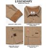 image:imageLegendary Whitetails Mens Long Sleeve Button Down 100 Cotton Flannel ShirtSand Heather