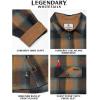 image:imageLegendary Whitetails Mens Long Sleeve Button Down 100 Cotton Flannel ShirtSky Plaid