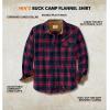 image:imageLegendary Whitetails Mens Long Sleeve Button Down 100 Cotton Flannel ShirtTartan Red Plaid