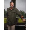 image:imageLegendary Whitetails Mens Long Sleeve Button Down Relaxed Fit Flannel ShirtArmy Heather