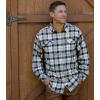 image:imageLegendary Whitetails Mens Long Sleeve Button Down Relaxed Fit Flannel ShirtBlue Heron Plaid