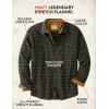 image:imageLegendary Whitetails Mens Long Sleeve Button Down Relaxed Fit Flannel ShirtCool Army Melange