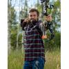 image:imageLegendary Whitetails Mens Long Sleeve Button Down Relaxed Fit Flannel ShirtCool Army Melange