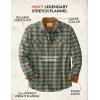 image:imageLegendary Whitetails Mens Long Sleeve Button Down Relaxed Fit Flannel ShirtForest Moss Plaid