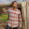 image:imageLegendary Whitetails Mens Long Sleeve Button Down Relaxed Fit Flannel ShirtGray Barnside Plaid