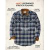image:imageLegendary Whitetails Mens Long Sleeve Button Down Relaxed Fit Flannel ShirtHalo Moonlight Shadow Plaid