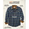 image:imageLegendary Whitetails Mens Long Sleeve Button Down Relaxed Fit Flannel ShirtKeen Midnight Army Plaid