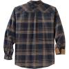 image:imageLegendary Whitetails Mens Long Sleeve Button Down Relaxed Fit Flannel ShirtPeace Navy Melange