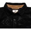 image:imageLegendary Whitetails Mens Long Sleeve Fleece Button Up Heavyweight ShirtBlack Embossed