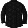 image:imageLegendary Whitetails Mens Long Sleeve Fleece Button Up Heavyweight ShirtBlack Embossed
