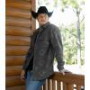 image:imageLegendary Whitetails Mens Long Sleeve Fleece Button Up Heavyweight ShirtCharcoal Embossed