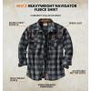 image:imageLegendary Whitetails Mens Long Sleeve Fleece Button Up Heavyweight ShirtGraphite Plaid