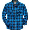image:imageLegendary Whitetails Mens Long Sleeve Fleece Button Up Heavyweight ShirtLiberty Buffalo Plaid Blue