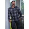 image:imageLegendary Whitetails Mens Long Sleeve Fleece Button Up Heavyweight ShirtTrue Night Plaid