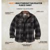 image:imageLegendary Whitetails Mens Long Sleeve Fleece Button Up Heavyweight ShirtTrue Night Plaid