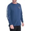 image:imageLegendary Whitetails Mens Long Sleeve TShirt Preshrunk 100 Heavyweight Cotton Graphic TeeCrater Lake Blue