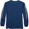 image:imageLegendary Whitetails Mens Long Sleeve TShirt Preshrunk 100 Heavyweight Cotton Graphic TeeCrater Lake Blue