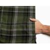 image:imageLegendary Whitetails Mens Plaid Flannel Shirt Jacket Quilted with Hood Polyfill Insulated ShacketArmy Green Plaid
