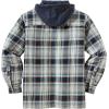 image:imageLegendary Whitetails Mens Plaid Flannel Shirt Jacket Quilted with Hood Polyfill Insulated ShacketBlue Dusk Plaid