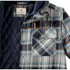 image:imageLegendary Whitetails Mens Plaid Flannel Shirt Jacket Quilted with Hood Polyfill Insulated ShacketBlue Dusk Plaid