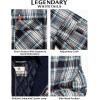 image:imageLegendary Whitetails Mens Plaid Flannel Shirt Jacket Quilted with Hood Polyfill Insulated ShacketBlue Dusk Plaid