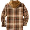 image:imageLegendary Whitetails Mens Plaid Flannel Shirt Jacket Quilted with Hood Polyfill Insulated ShacketDurango Plaid