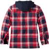 image:imageLegendary Whitetails Mens Plaid Flannel Shirt Jacket Quilted with Hood Polyfill Insulated ShacketRed Rover Plaid