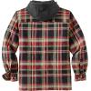 image:imageLegendary Whitetails Mens Plaid Flannel Shirt Jacket Quilted with Hood Polyfill Insulated ShacketSpruce Mountain Plaid
