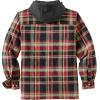 image:imageLegendary Whitetails Mens Plaid Flannel Shirt Jacket Quilted with Hood Polyfill Insulated ShacketSpruce Mountain Plaid
