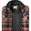 image:imageLegendary Whitetails Mens Plaid Flannel Shirt Jacket Quilted with Hood Polyfill Insulated ShacketSpruce Mountain Plaid