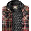 image:imageLegendary Whitetails Mens Plaid Flannel Shirt Jacket Quilted with Hood Polyfill Insulated ShacketSpruce Mountain Plaid