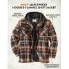 image:imageLegendary Whitetails Mens Plaid Flannel Shirt Jacket Quilted with Hood Polyfill Insulated ShacketSpruce Mountain Plaid