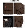 image:imageLegendary Whitetails Mens Plaid Flannel Shirt Jacket Quilted with Hood Polyfill Insulated ShacketSwamp Heather